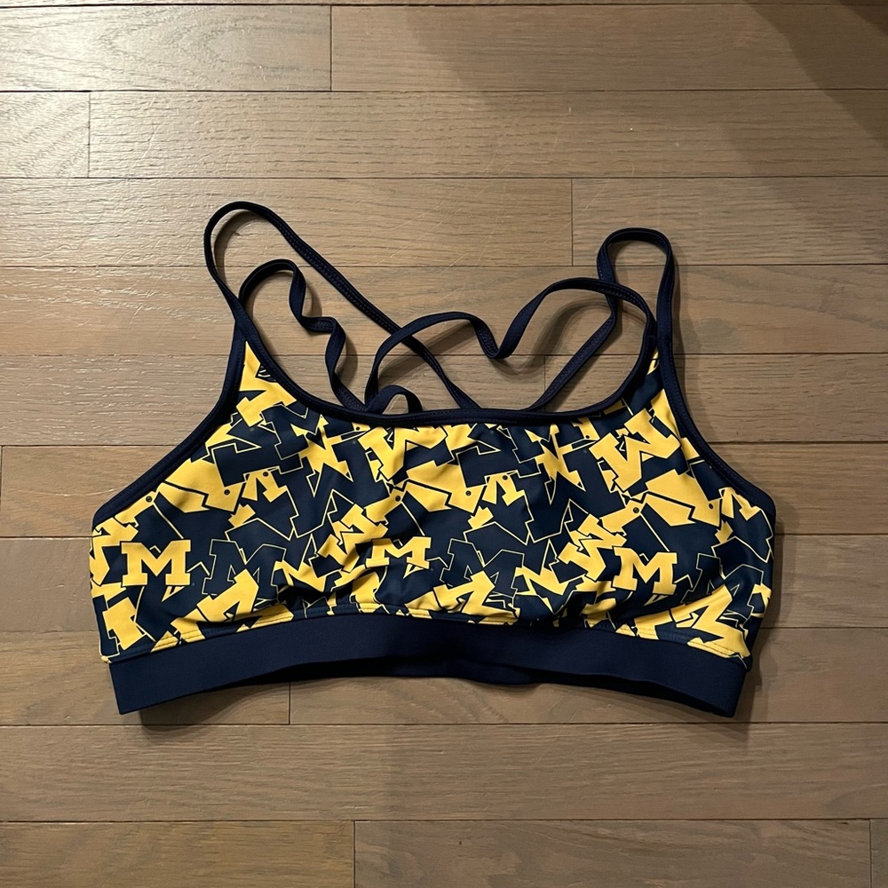 University of Michigan Sports Bra